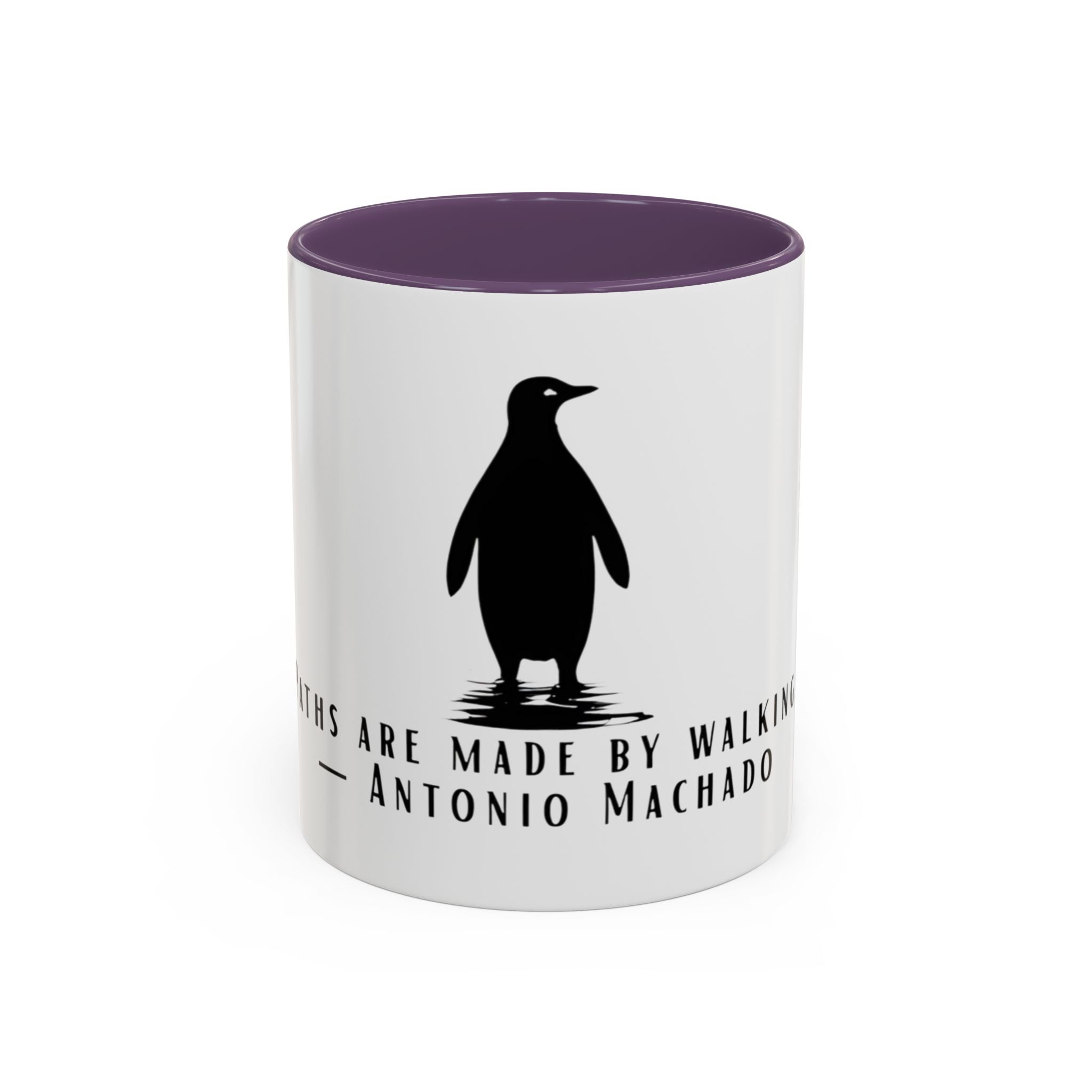 Pinguin Becher – “Wings Are Made by Walking”