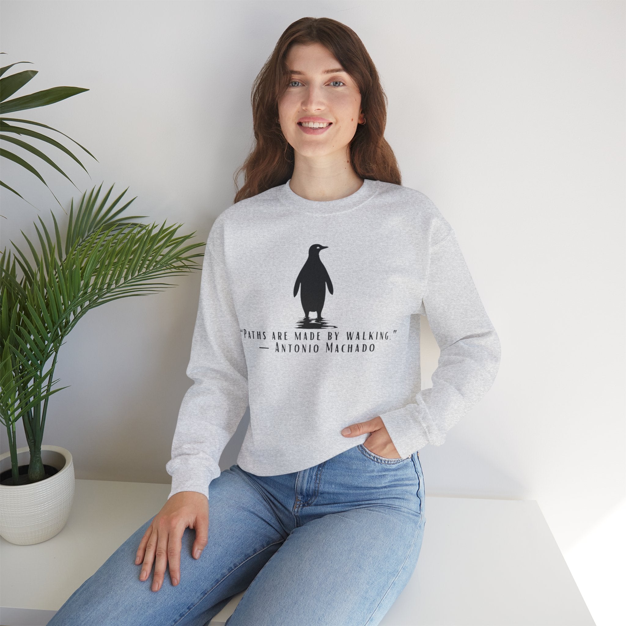 Pinguin Sweatshirt — "But Why?"