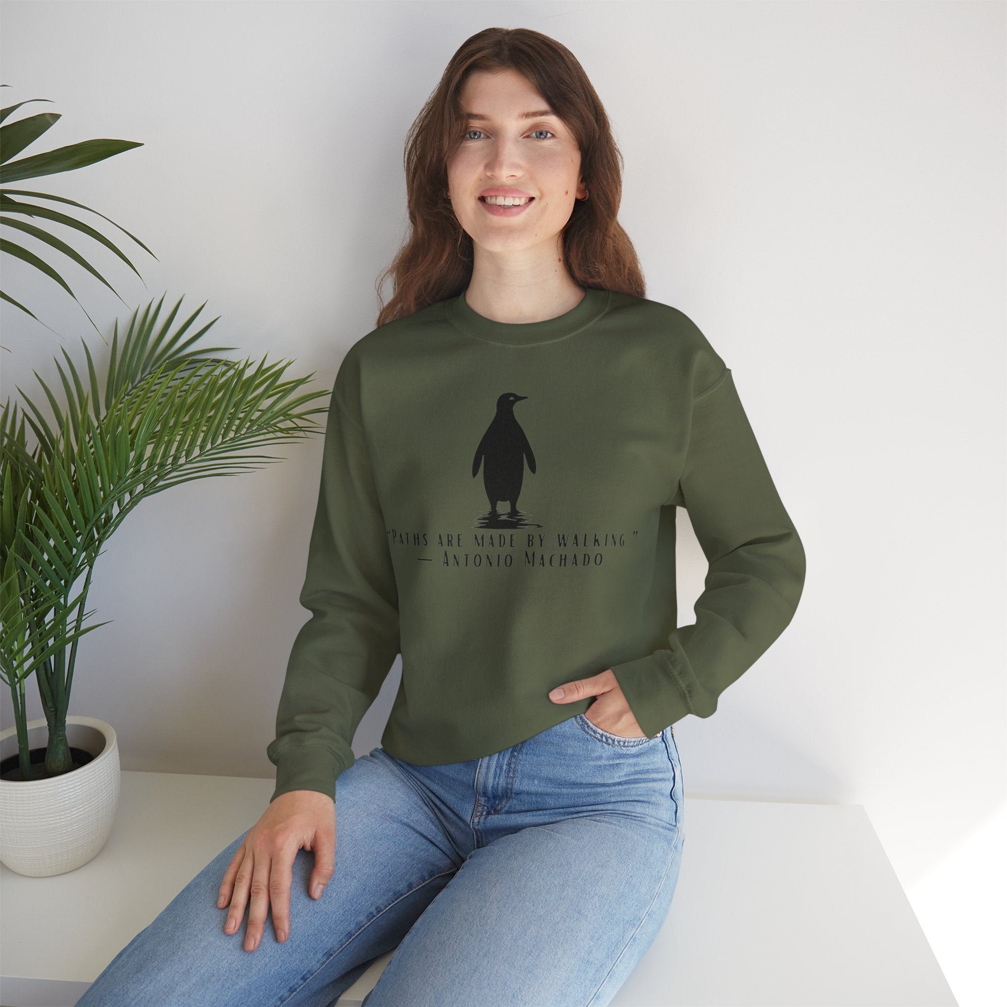 Pinguin Sweatshirt — "But Why?"