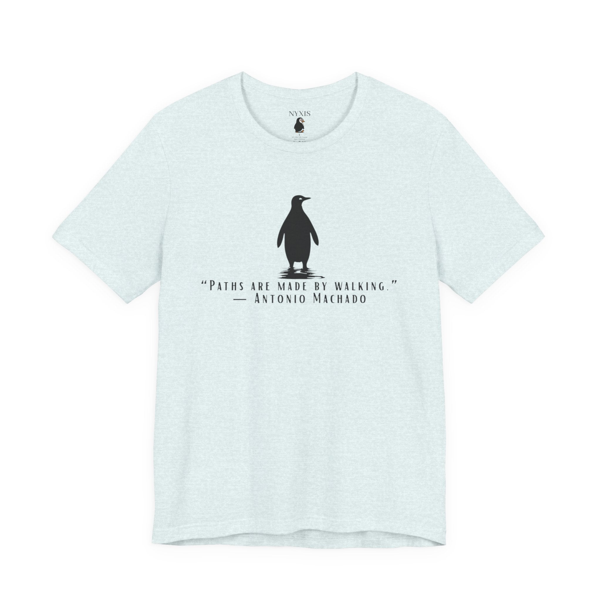 Pinguin Kurzarmhemd — “Paths Are Made By Walking”