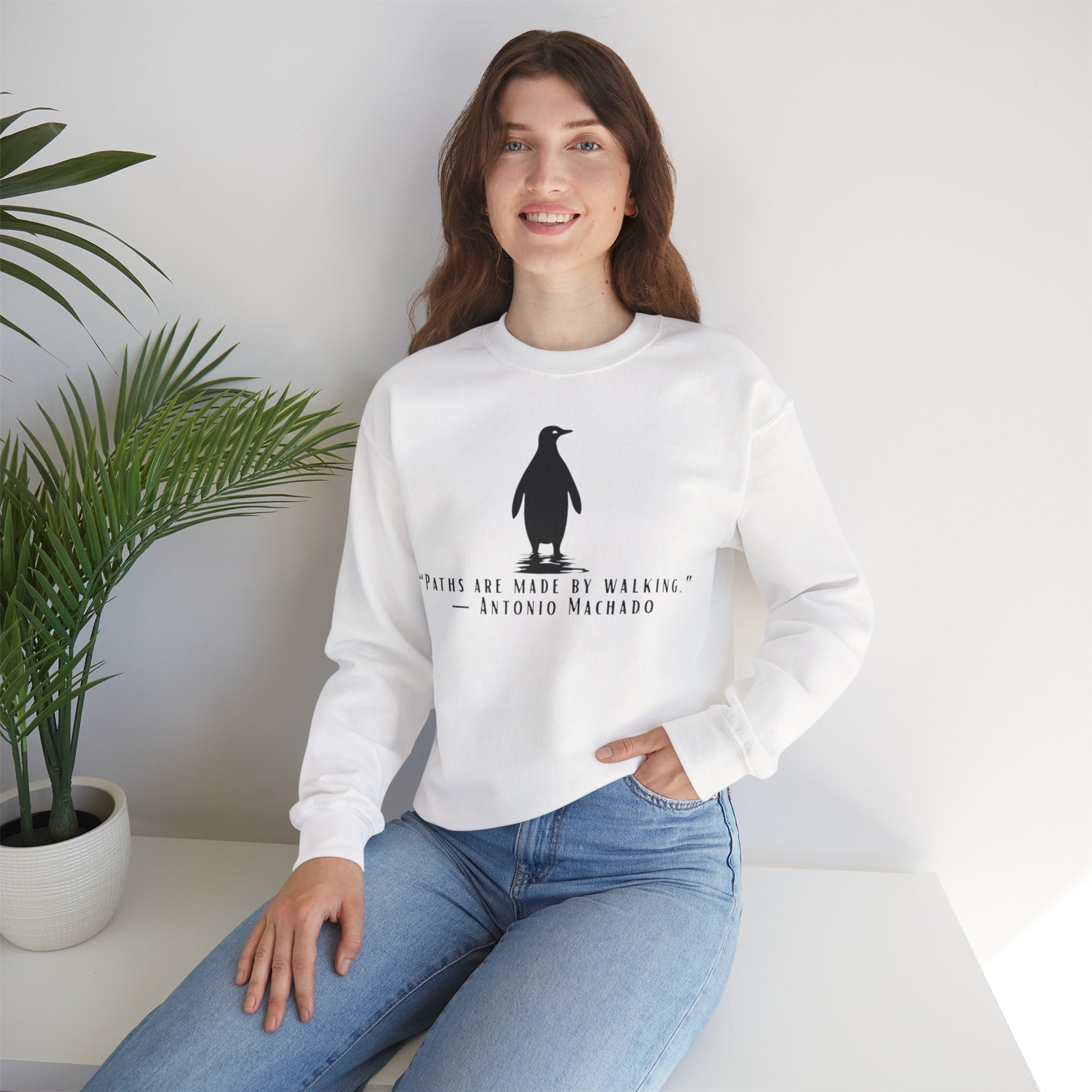Pinguin Sweatshirt — "But Why?"