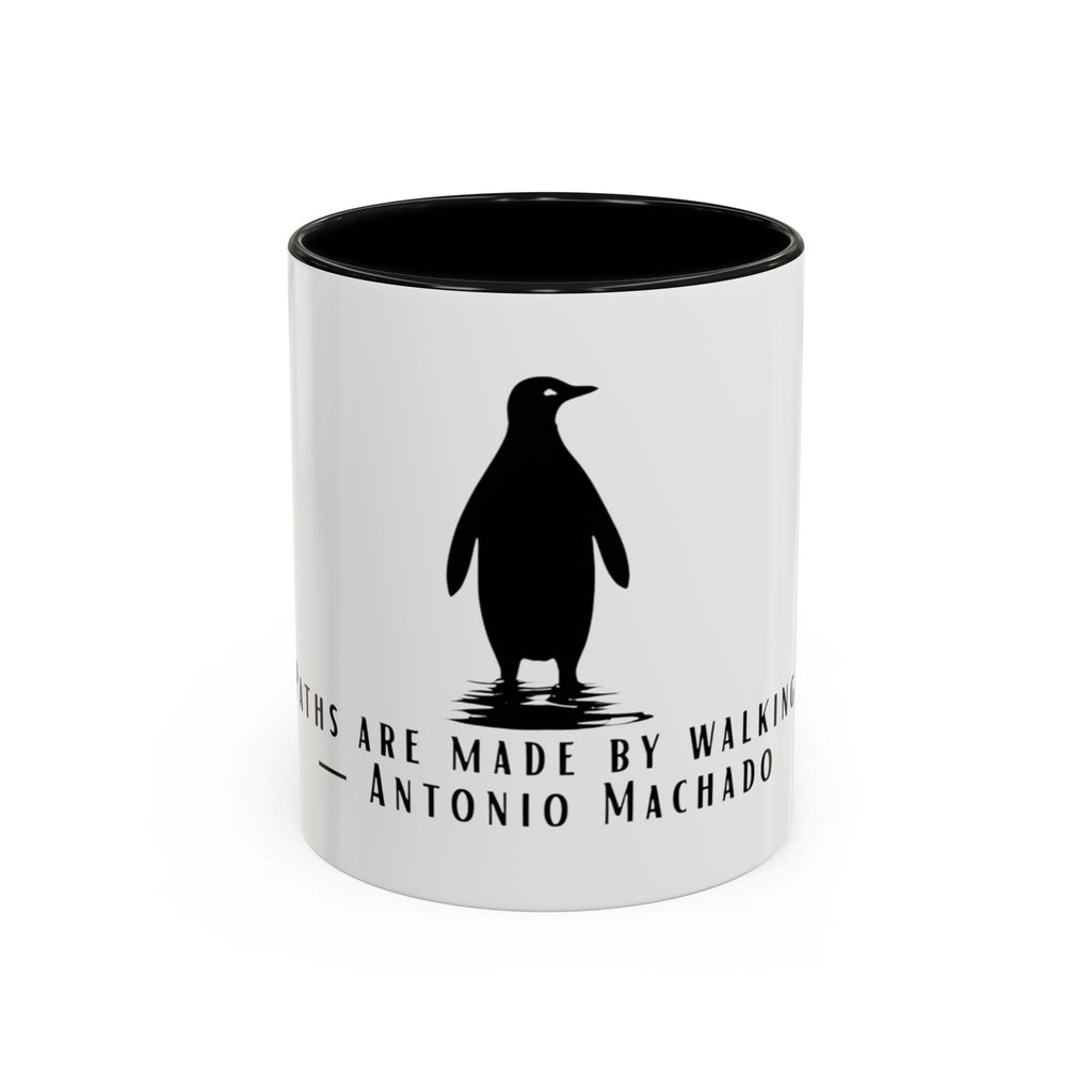 Pinguin Becher – “Wings Are Made by Walking”