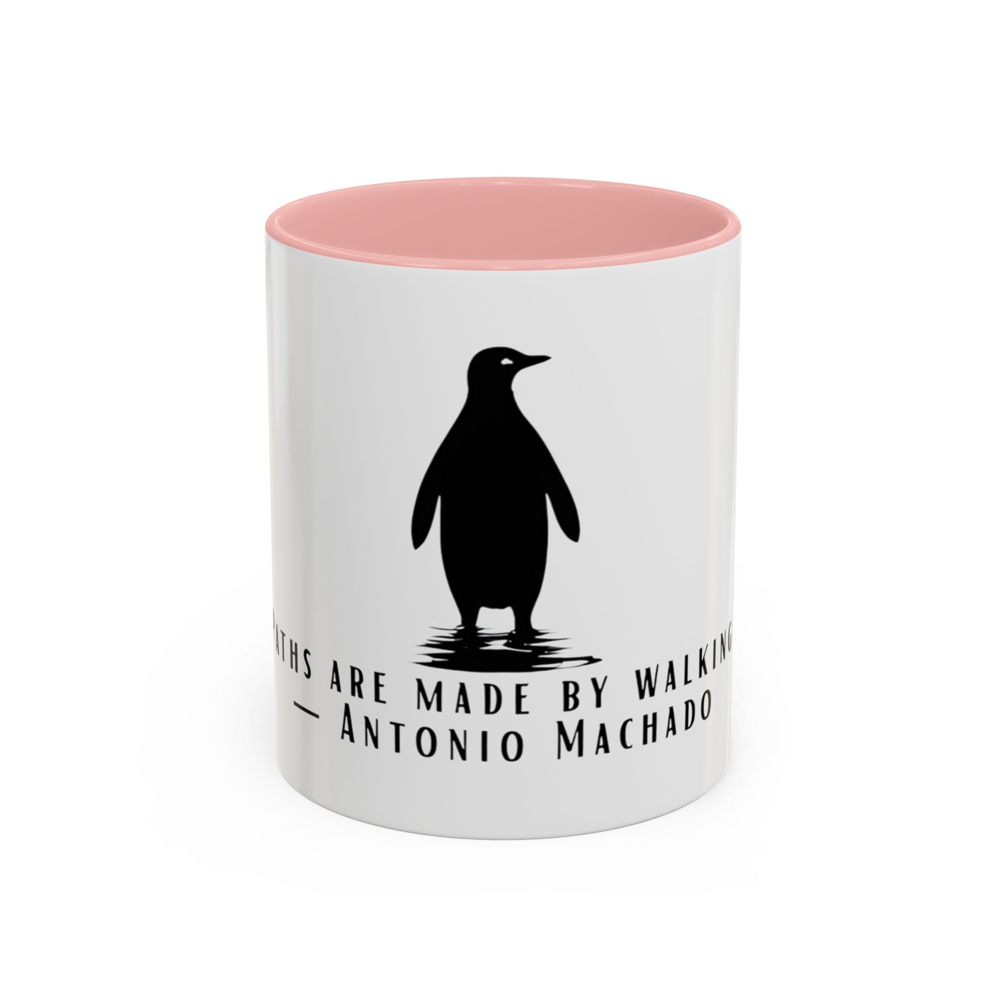 Pinguin Becher – “Wings Are Made by Walking”